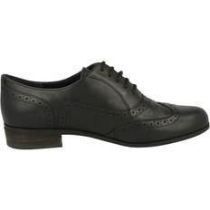 Textile - Women Derby Clarks Hamble Oak - Black Leather