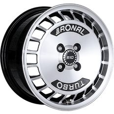 Ronal R10 Black Polished 7x15 4/100 ET28 CH68