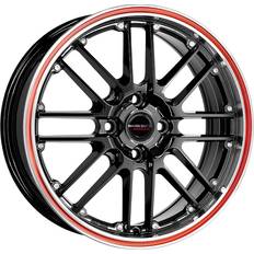 Borbet CW2 Black Red Line 8.5x19 5/112 ET45 B72.5