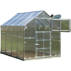 Växthus titan Dancover Titan Classic 480 4.9m² Rostfritt stål Polycarbonate