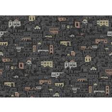 Cole & Son Mediterranea Wallpaper Fornasetti Collection Roll Charcoal