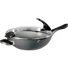 Pour Spouts Wok Pans Stoneline Future with lid 32 cm