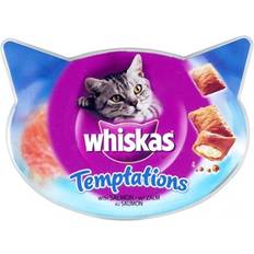 Whiskas Animali domestici Whiskas Temptations Snack Per Gatto - Set % 8 x 60 g Salmone