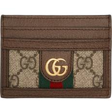 Portefeuilles et Porte-clés Gucci Ophidia GG Card Case - Beige/Ebony