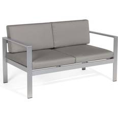 Aluminium Sofas Beliani Salerno 2-seat Sofa