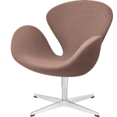 Sort Loungestole Fritz Hansen 3320 The Swan Loungestol 77cm