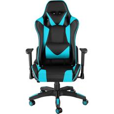 tectake Chaise gamer TWINK noir/azur