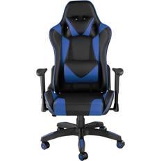 tectake Premium Twink Gaming Chair - Black/Blue