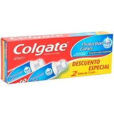 Colgate Anti carie Dentifrici Colgate Protection Caries Dentifricio 2x75ml