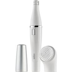 Braun SE810 Face Epilatore con Spazzola Esfoliante Bianco