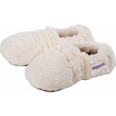 Warmies Slippies Deluxe Creme Plush