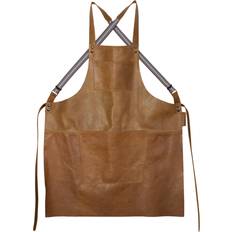 Dutchdeluxes Suspender Schürze Braun (78x64.5cm)