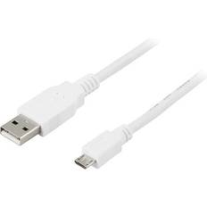 Deltaco USB A - USB Micro-B 2.0
