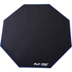 Florpad Blue Line Floor Mat - Black/Blue