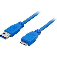 Deltaco USB A - USB Micro-B 3.0 2m