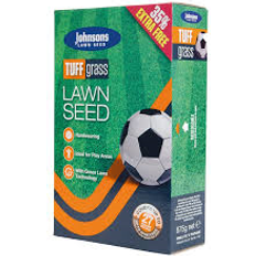 Cheap Grass Seeds Johnson Tuffgrass Lawn Seed 0.5kg 25m²