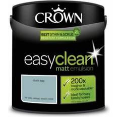 Crown Paint Crown Easyclean Wall Paint Duck Egg 2.5L