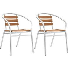 vidaXL 44793 2-pack Garden Dining Chair