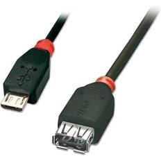 USB Micro-A-USB Micro-B Kabler Lindy USB Micro-A - USB Micro-B 2.0 0.5m