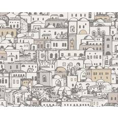 Cole & Son Tapete Mediterranea von and Parchment and Gilver grau/beige