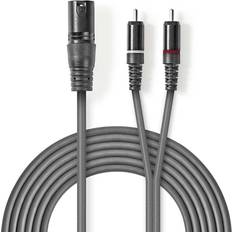 Nedis 2RCA-XLR 1.5m