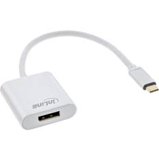 InLine USB C-DisplayPort M-F 0.2m