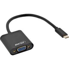 InLine USB C-VGA M-F 0.2m