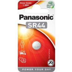 Panasonic Paristo Silver Oxide SR-44EL, 1kpl/pkt