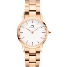 Daniel Wellington Iconic Link Polshorloges Daniel Wellington DW Watch Iconic Link 28mm Rose Gold