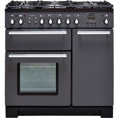 90cm - Heat Indicator Gas Cookers Rangemaster TOLP90DFFSL/C Grey