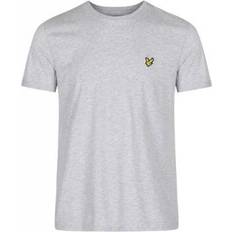 Lyle and scott plain t shirt Lyle & Scott Plain T-shirt - Light Grey Marl