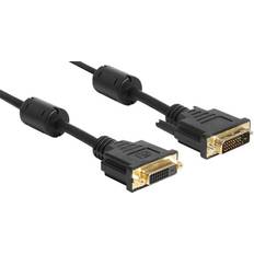 DeLock DVI-D - DVI-D Dual Link M-F 1m