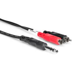 Hosa 6.3mm-2RCA 3.3ft