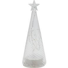 Glas Jullampor Sirius Wave Wood Jullampa 22cm