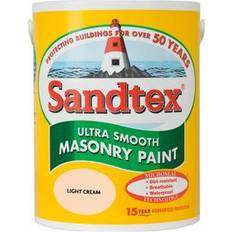 Sandtex Ultra Smooth Masonry Concrete Paint Cream 5L