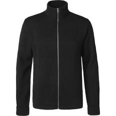 Mads Nørgaard Klemens Zip Knit - Black