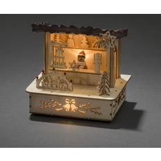 Wood Christmas Villages Konstsmide Silhouette 2822 Christmas Village 11.5cm