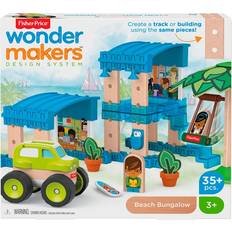 Fisher Price Bouwspellen Fisher Price Wonder Makers Beach Bungalow