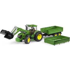 Bruder John Deere 7930 with Frontloader & Trailer 03055