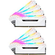 Corsair 256 GB RAM Corsair Vengeance White RGB LED Pro DDR4 3200MHz 8x32GB (CMW256GX4M8E3200C16W)