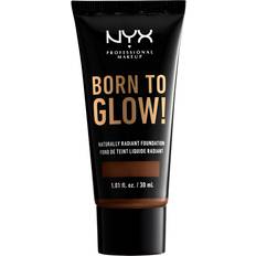 NYX Born To Glow Naturally Radiant Foundation Deep Walnut