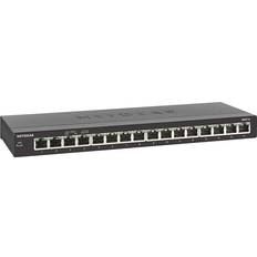 Interruptores Netgear GS316PP 16-Port Gigabit Ethernet Unmanaged PoE+ Switch 183W FlexPoE