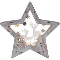 Brown Christmas Lamps Star Trading Fauna Christmas Lamp 24cm