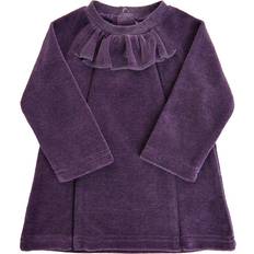 Lilla velour Minymo Velour Dress - Gothic Grape (111163-6720)