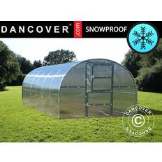 Växthus 18m2 Dancover Titan Arch 280 18m² Rostfritt stål Polycarbonate