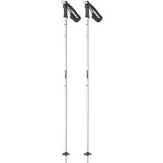 White Downhill Ski Poles Atomic Amt SQS W