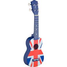 Linde Ukuleles Stagg US UK Flag Soprano Ukulele