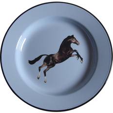 Émail Assiettes Seletti Toiletpaper Horse Assiette de Dîner 26cm