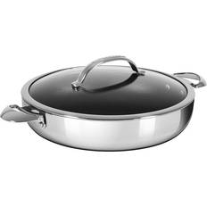 Dishwasher Safe Shallow Casseroles Scanpan HaptIQ with lid 1.268 gal 12.6 "