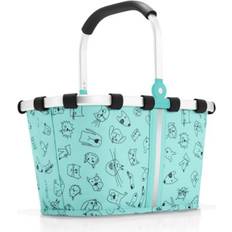 Turkis Kurve Reisenthel Carrybag XS - Cats and Dogs Mint Kurv 34cm